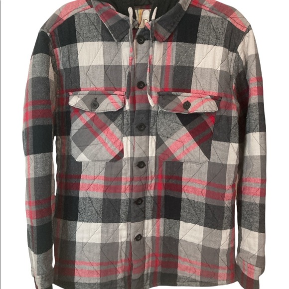 OP Other - Quilted Cotton Plaid Quilted Jacket Small